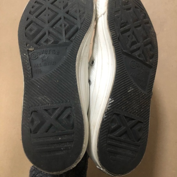 White Converse Sneakers - Picture 4 of 8